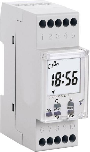 Wallair 1IO7081 Zeitschaltuhr digital Wochenprogramm 3500 W IP20 Gangreserve