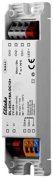 DL-3CH-16A-DC12+ Eltako LED-Dimmer 3-Kanal Einbau, Zwischendeckenmontage