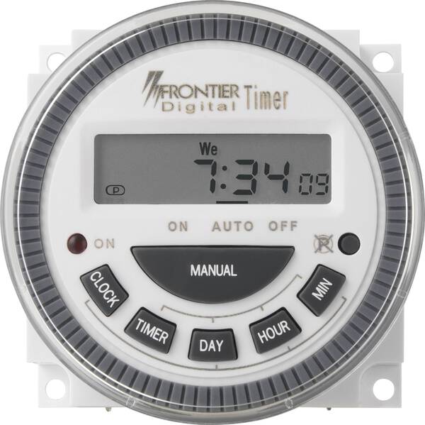Fronttafeleinbau-Zeitschaltuhr digital 230 V/AC 4000 W