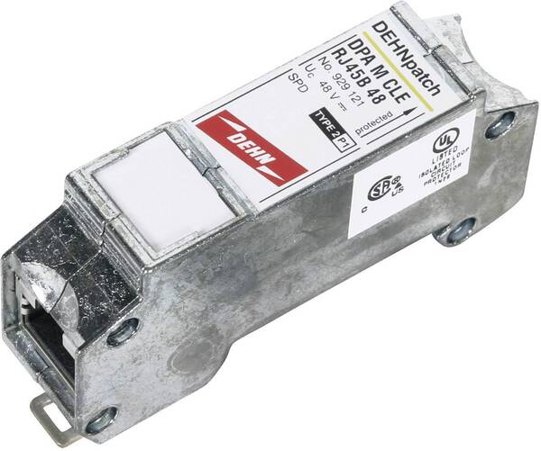 DEHN 929121 DPA M CLE RJ45B 48 Überspannungsschutz-Ableiter Überspannungsschutz für: Verteilerschrank, Netzwerk (RJ45)