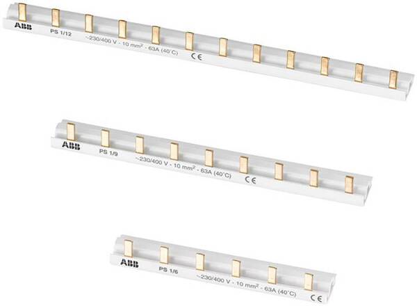 ABB 2CDL210001R1006 Phasenschiene Anzahl Reihen 1 1polig 10 mm² 1 St.