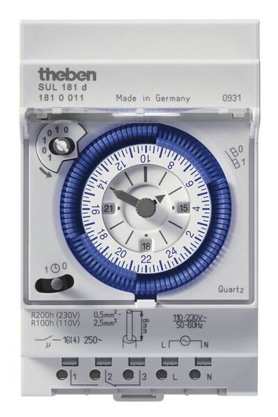 Theben 1810011 Hutschienen-Zeitschaltuhr