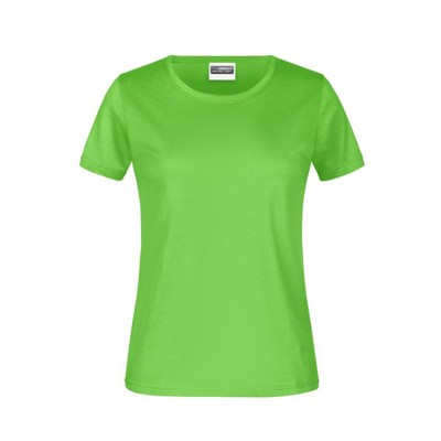 James & Nicholson - Damen Basic T-Shirt 150g JN746, lime-grün, Größe XS