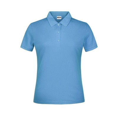 James & Nicholson - Damen Basic Poloshirt JN791, himmel-blau, Größe XS