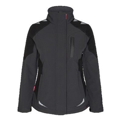 Engel - Galaxy Damen Softshelljacke 8815-229, Anthrazitgrau/Schwarz, Größe XL