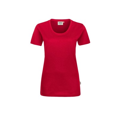 HAKRO - Damen T-Shirt Classic 127, rot, Größe L