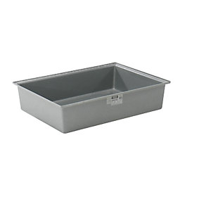 GFK-Boden-Auffangwanne, 2 x 200-l-Fässer, ohne Zulassung, ohne Gitterrost.