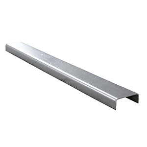 Wannenverbinder für Stahl-Flachwanne, Breite 52 mm, verzinkt, Länge 470 mm.
