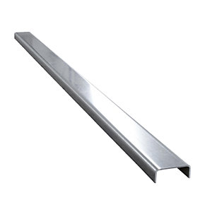 Wannenverbinder für Stahl-Flachwanne, Breite 52 mm, verzinkt, Länge 970 mm.