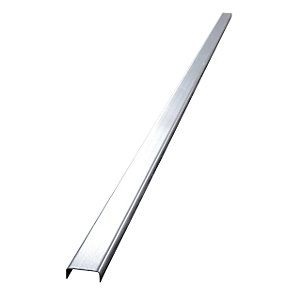 Wannenverbinder für Stahl-Flachwanne, Breite 52 mm, verzinkt, Länge 2470 mm.