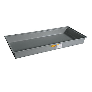 GFK-Boden-Auffangwanne, 3 x 200-l-Fass, ohne Zulassung, ohne Gitterrost.