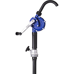 Hand-Kurbelpumpe, für Öle, Heizöl, Diesel, mit Auslauf, 18 l/min.