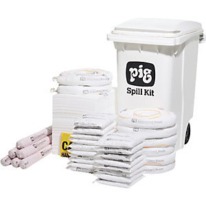 Fahrbares Notfall-Kit, groß, Ausführung Öl, absorbiert 250,8 l.