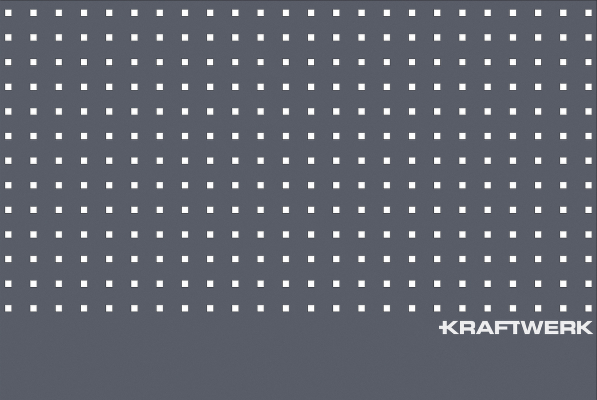 KRAFTWERK® Gelochte Rückwand für Werkstattwagen BT900